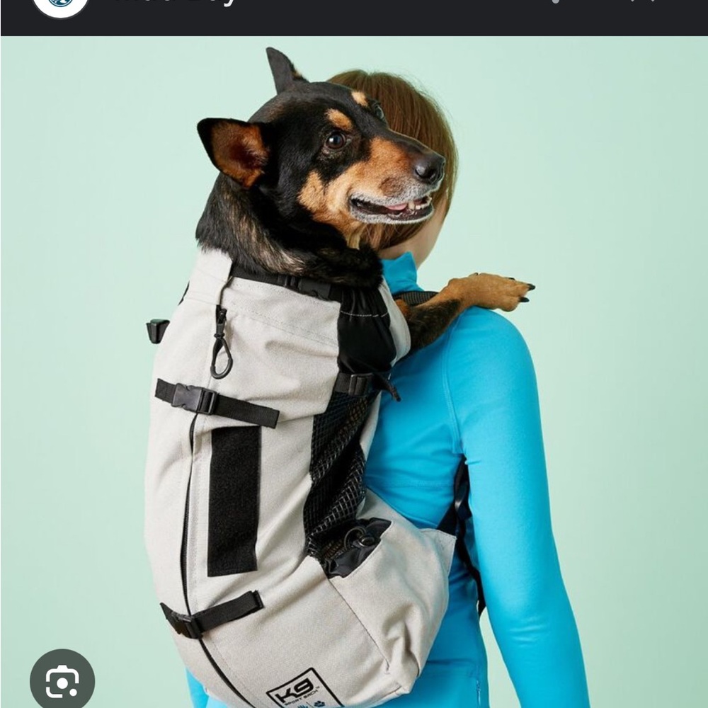 Grey k9 sportsack